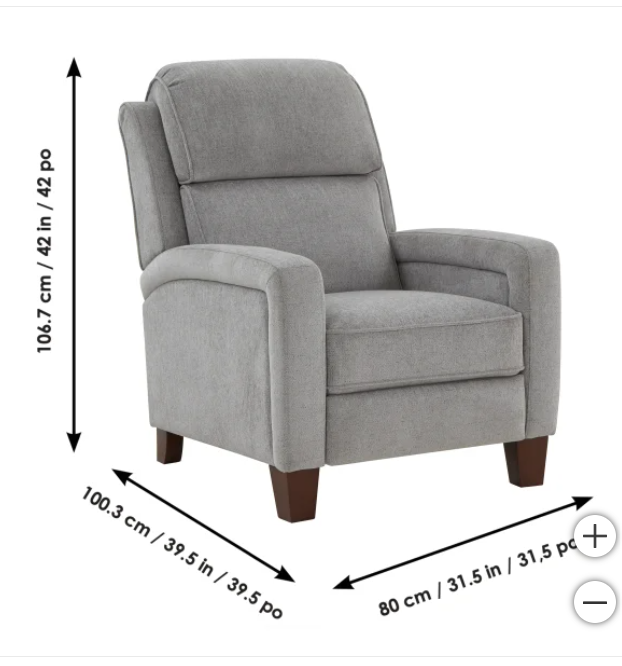 Manual Fabric Recliner-Wessen