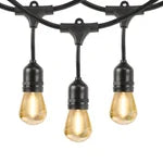 Feit Electric 48' LED Filament String Light Set, Black