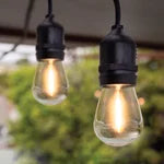 Feit Electric 48' LED Filament String Light Set, Black