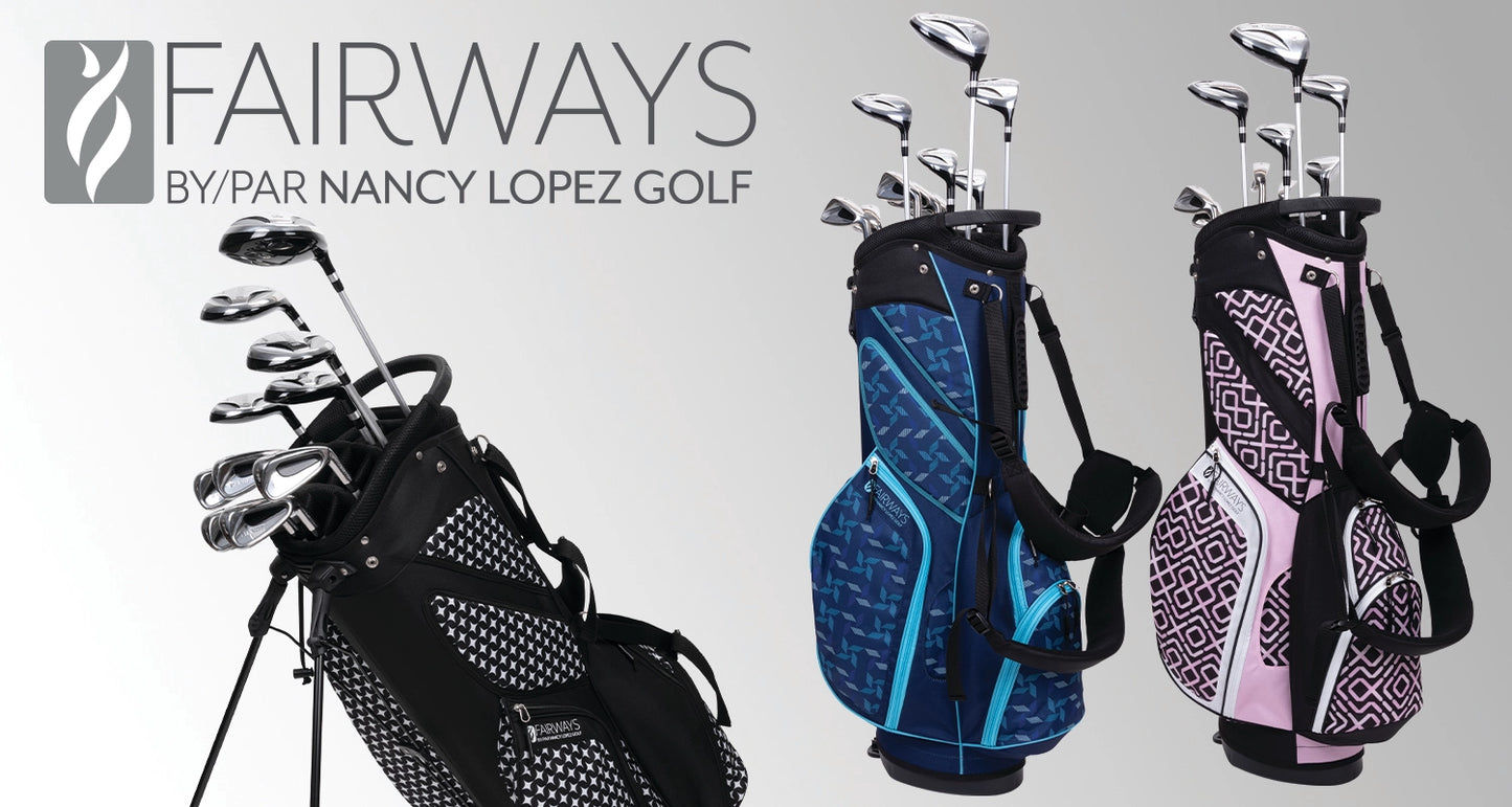 Fairways by Nancy Lopez 11-piece Women’s Golf Club Set with Stand Bag