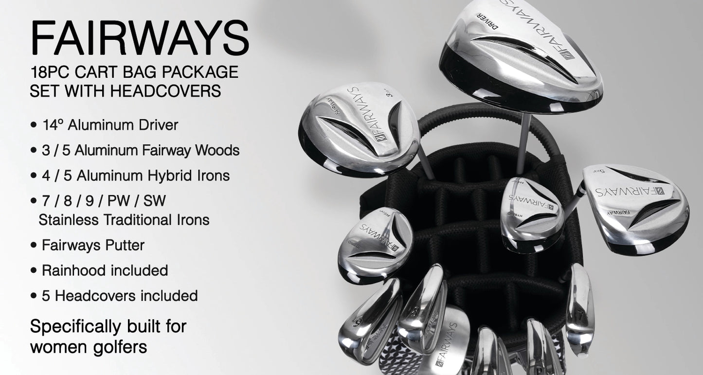 Fairways by Nancy Lopez 11-piece Women’s Golf Club Set with Stand Bag