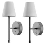 Globe Electric Wireless Rechargeable LED Integrated Wall Sconce 2-pack