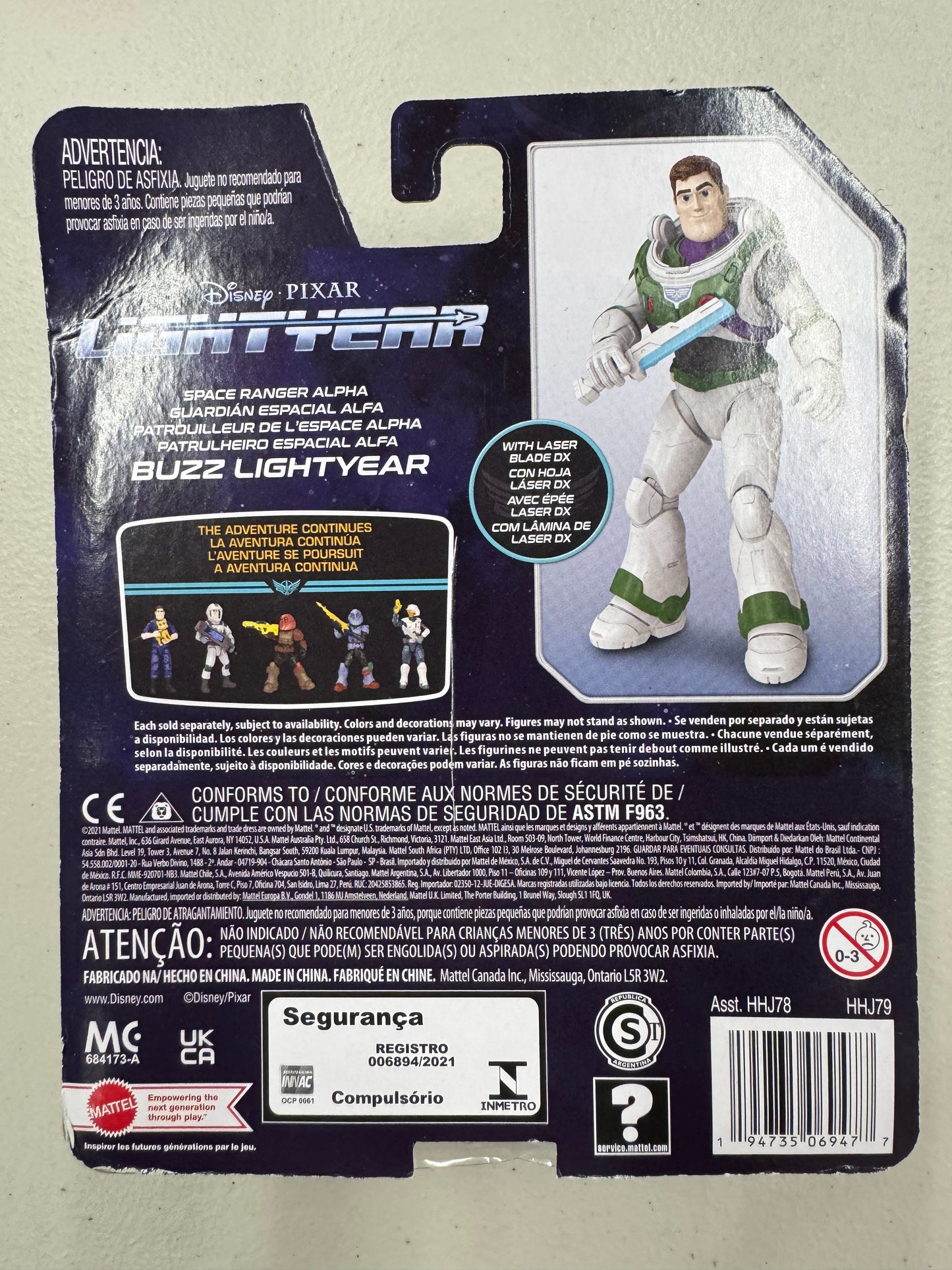 Disney Pixar LIGHTYEAR-Buzz Lightyear-Space Ranger