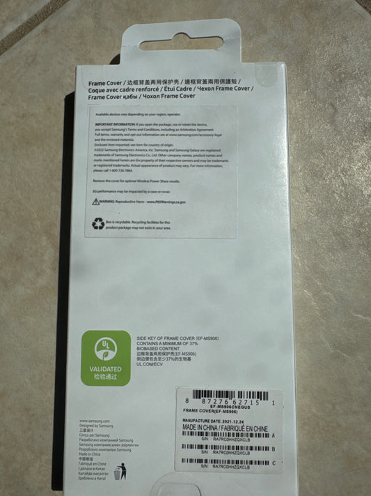 Galaxy S22+ frame cover Navy