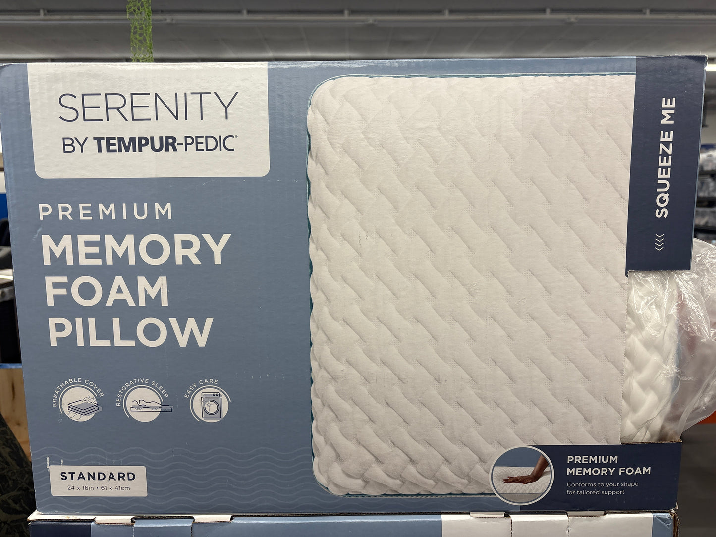 Serenity by Tempur-Pedic Cooling Memory Foam Pillow