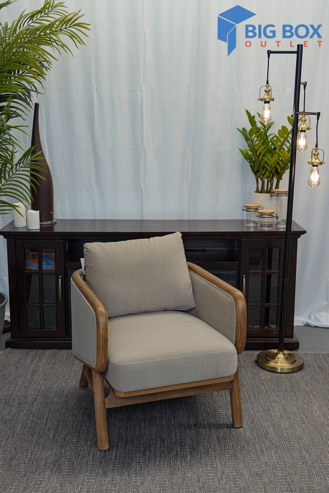 Fabric Accent Chair-Mokena