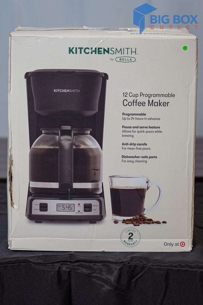 Kitchen Smith by Bella 12-Cup Programmable Coffeemaker