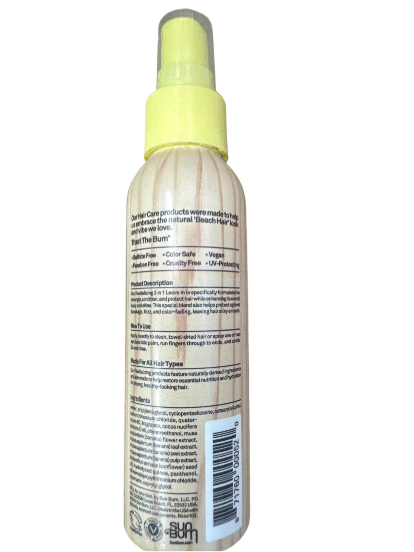 Sun Bum 3 in 1 leave in QTY 1