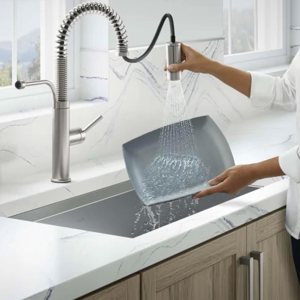 Kohler Provo Semi-Pro Kitchen Faucet-Stainless