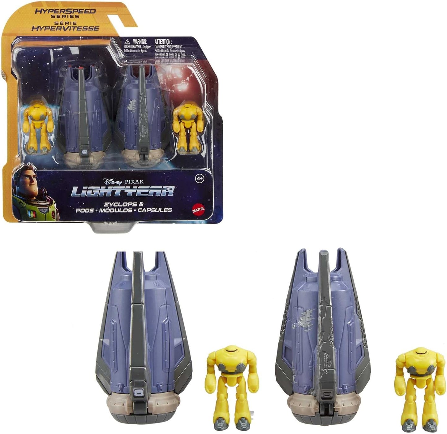 Disney Pixar LIGHTYEAR-Zyclops & PODS CAPSULES