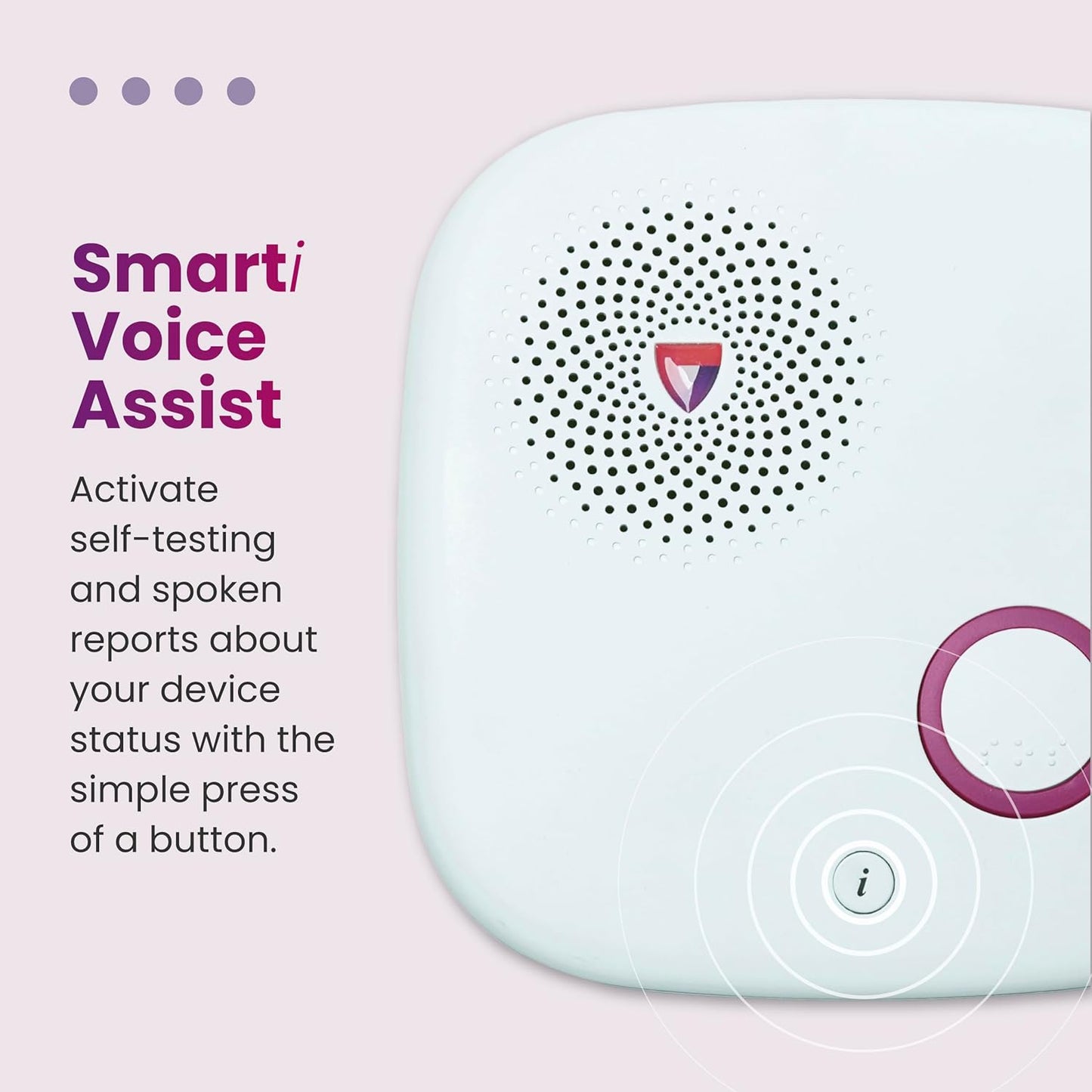 Medical Guardian MGHome Cellular | Medical Alert System for Seniors at Home, Caregiver Call Button | Fast, Reliable 4G Coverage & 24/7 Emergency Operator Care | Monthly Subscription Required