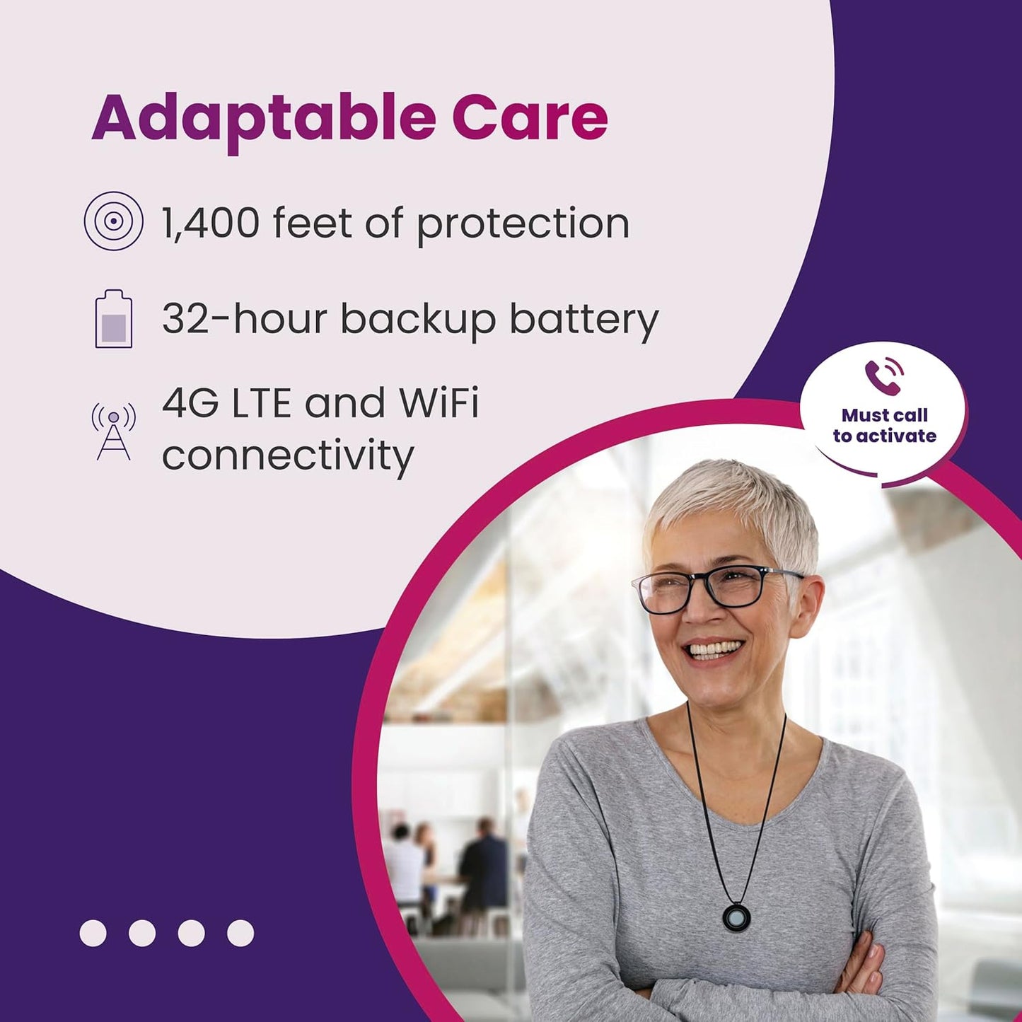 Medical Guardian MGHome Cellular | Medical Alert System for Seniors at Home, Car