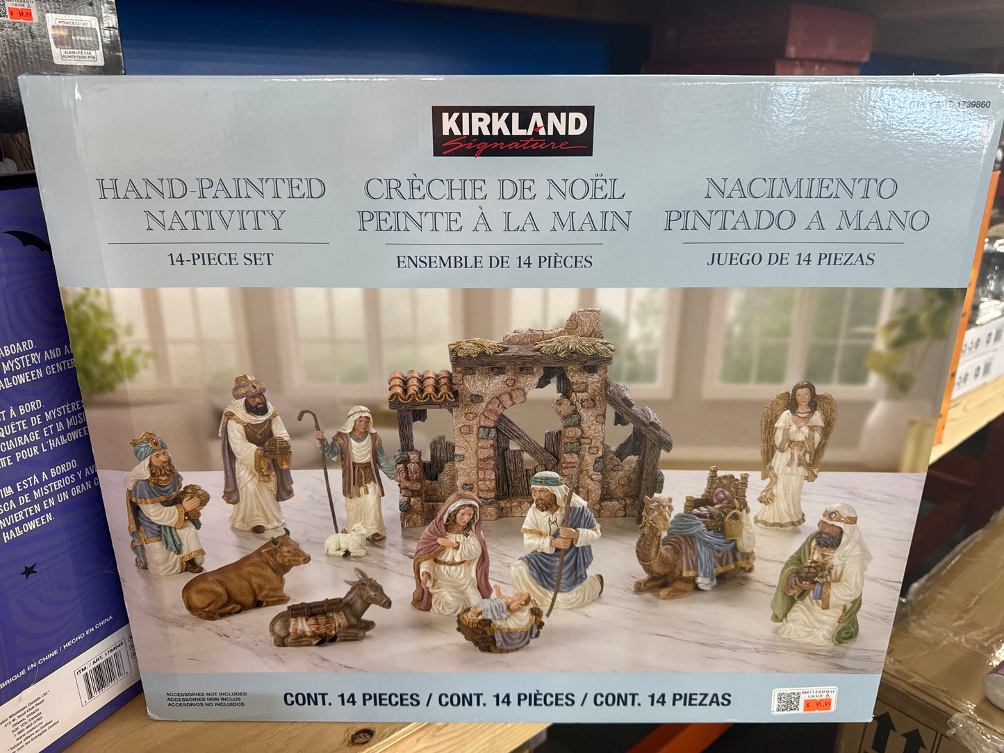 Kirkland Signature Hand Painted Nativity 14-piece Set