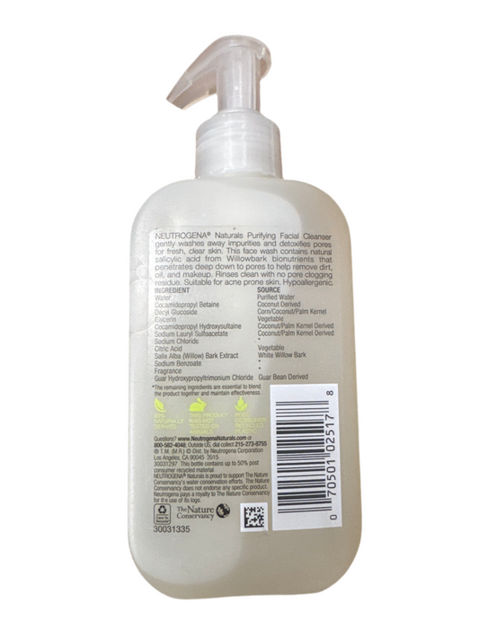 Neutrogena naturals purifying facial cleanser 6oz Discontinued
