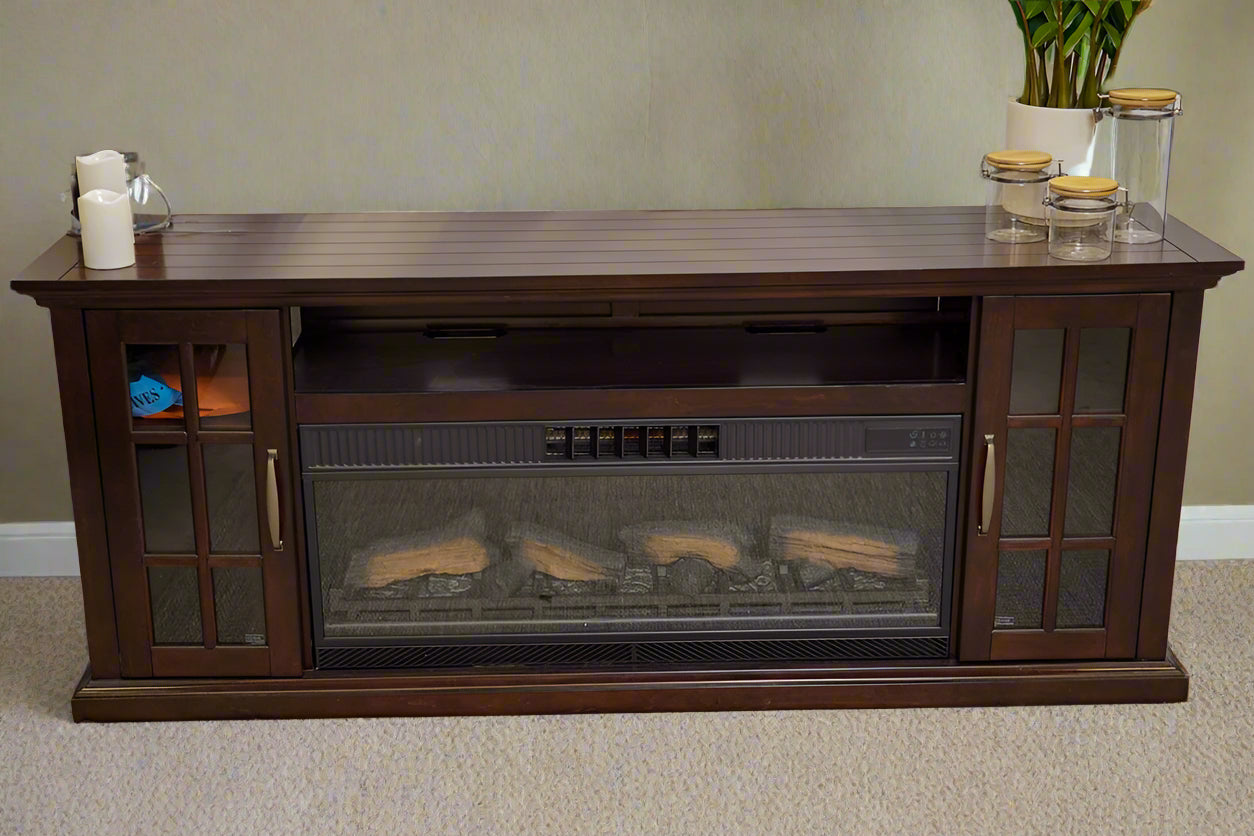 TV Console with Electric Fireplace-Tresanti