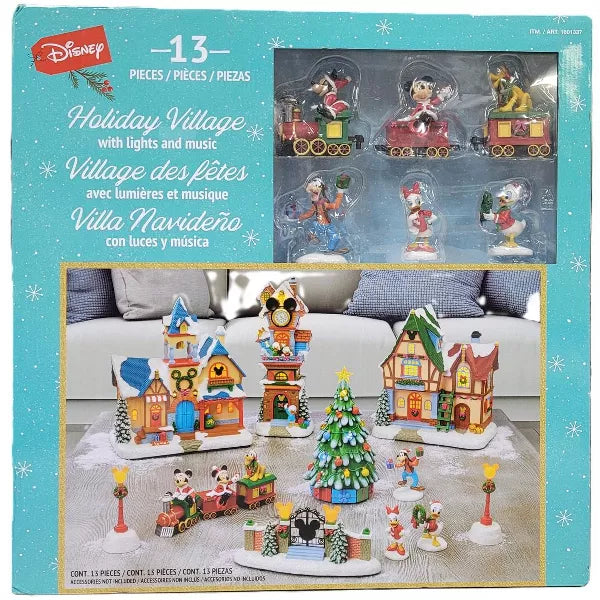 Disney Holiday Village with Lights and Music