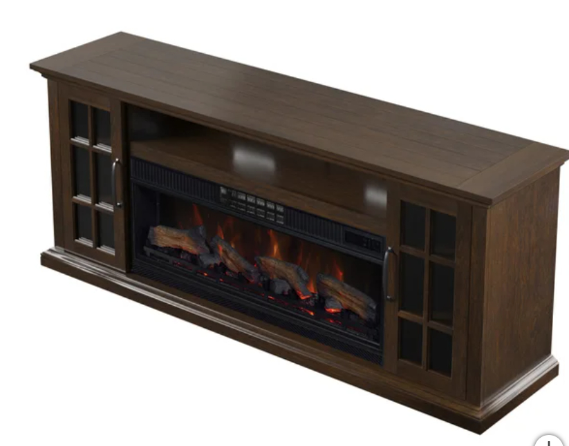 TV Console with Electric Fireplace-Tresanti