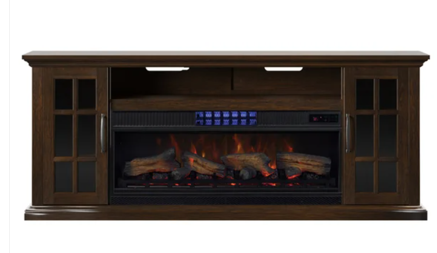 TV Console with Electric Fireplace-Tresanti