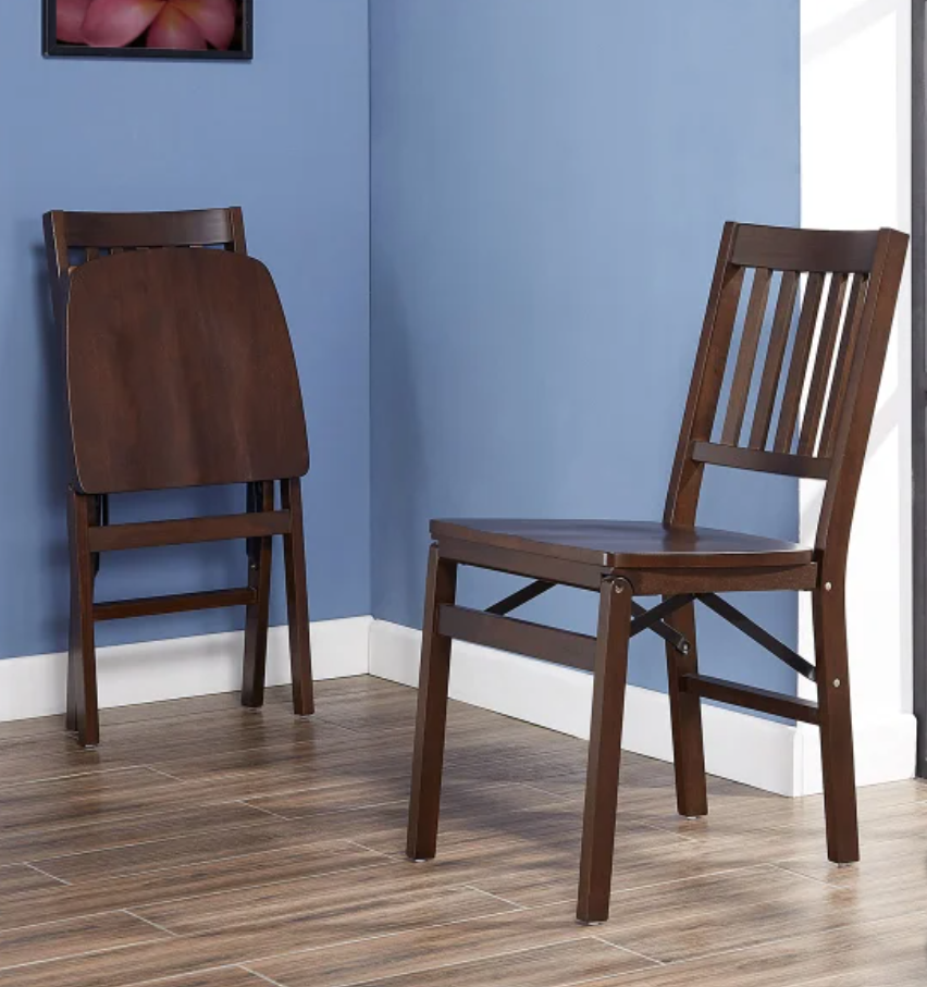 Solid Wood Folding Chair-Stakmore