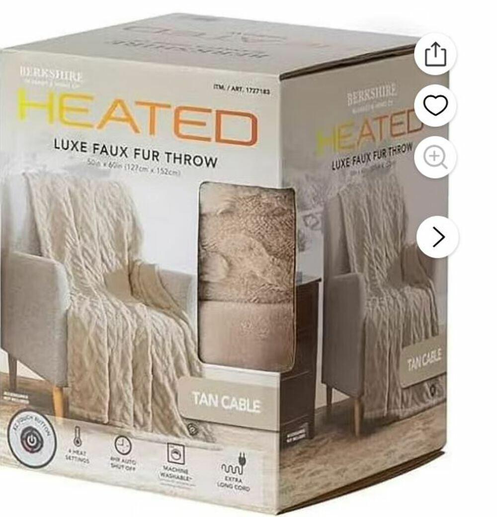 Berkshire Life Heated Throw