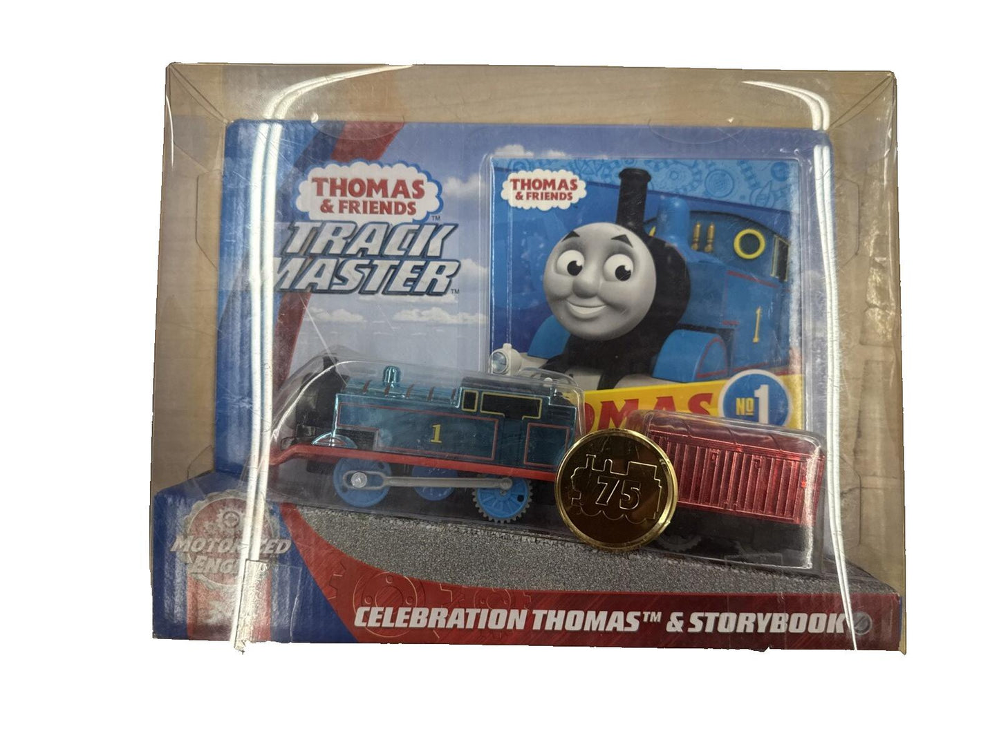*New* 2020 THOMAS & FRIENDS Trackmaster Motorized 75th CELEBRATION THOMAS & Book