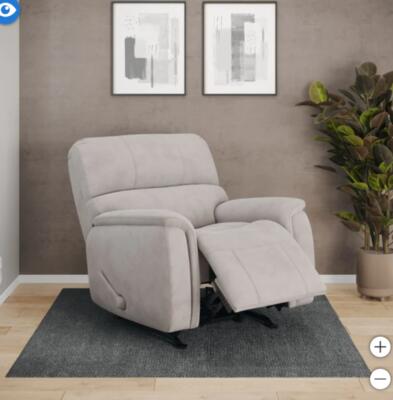 Manual Fabric Recliner & Rocker-True Innovations