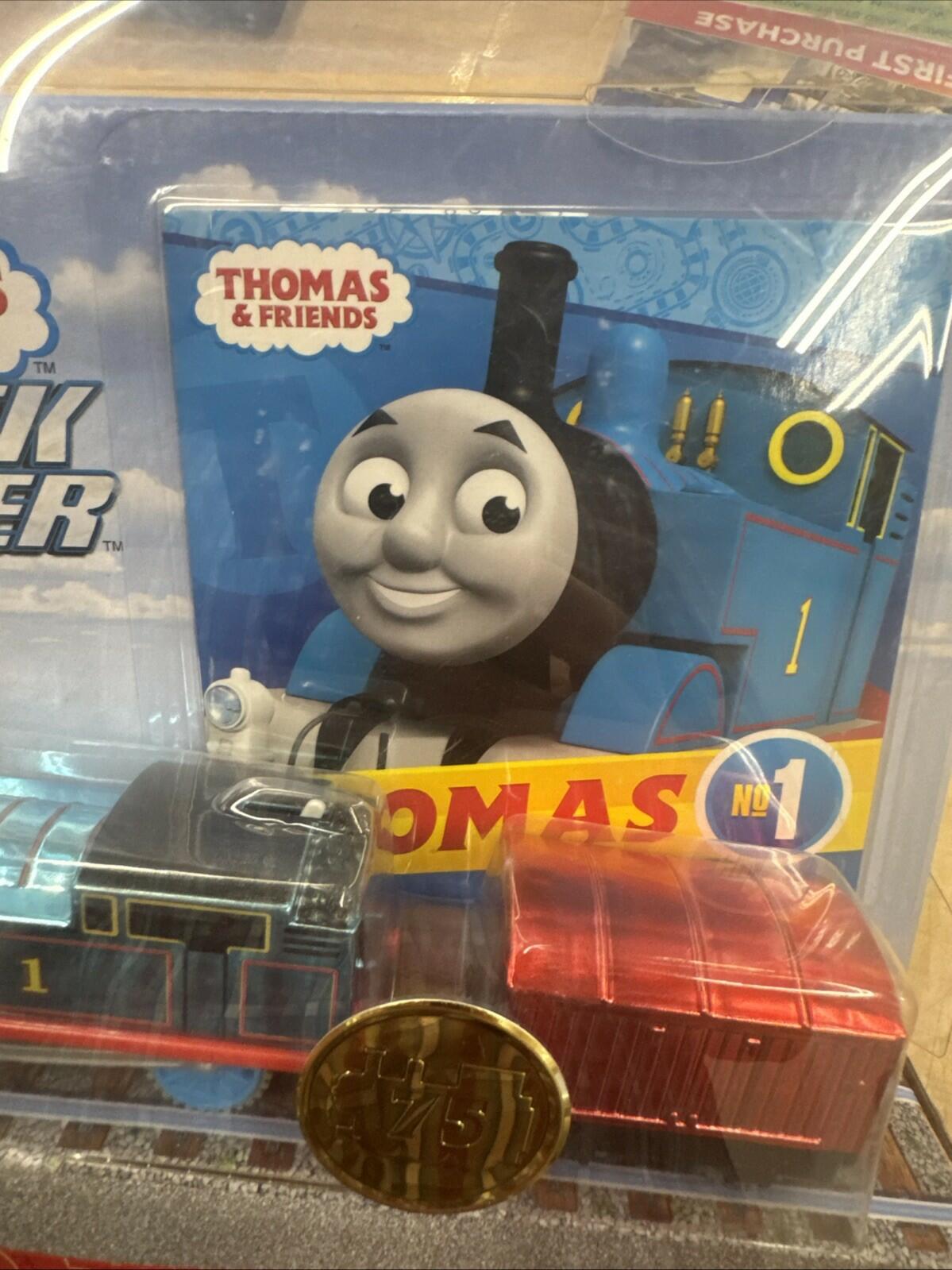 *New* 2020 THOMAS & FRIENDS Trackmaster Motorized 75th CELEBRATION THOMAS & Book