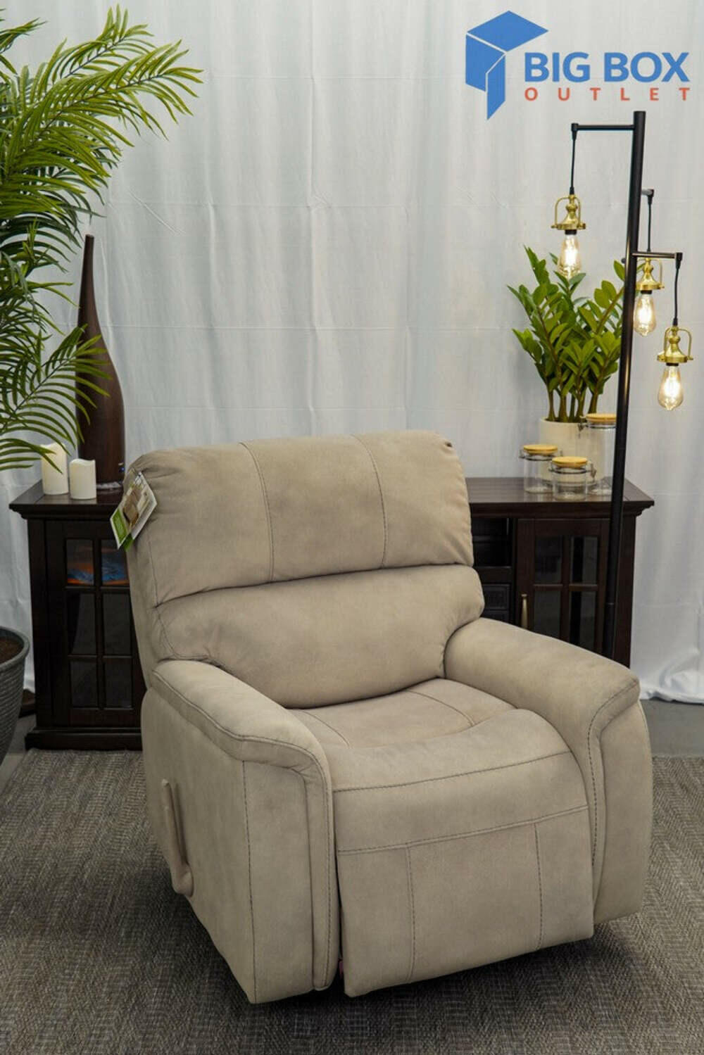 Manual Fabric Recliner & Rocker-True Innovations