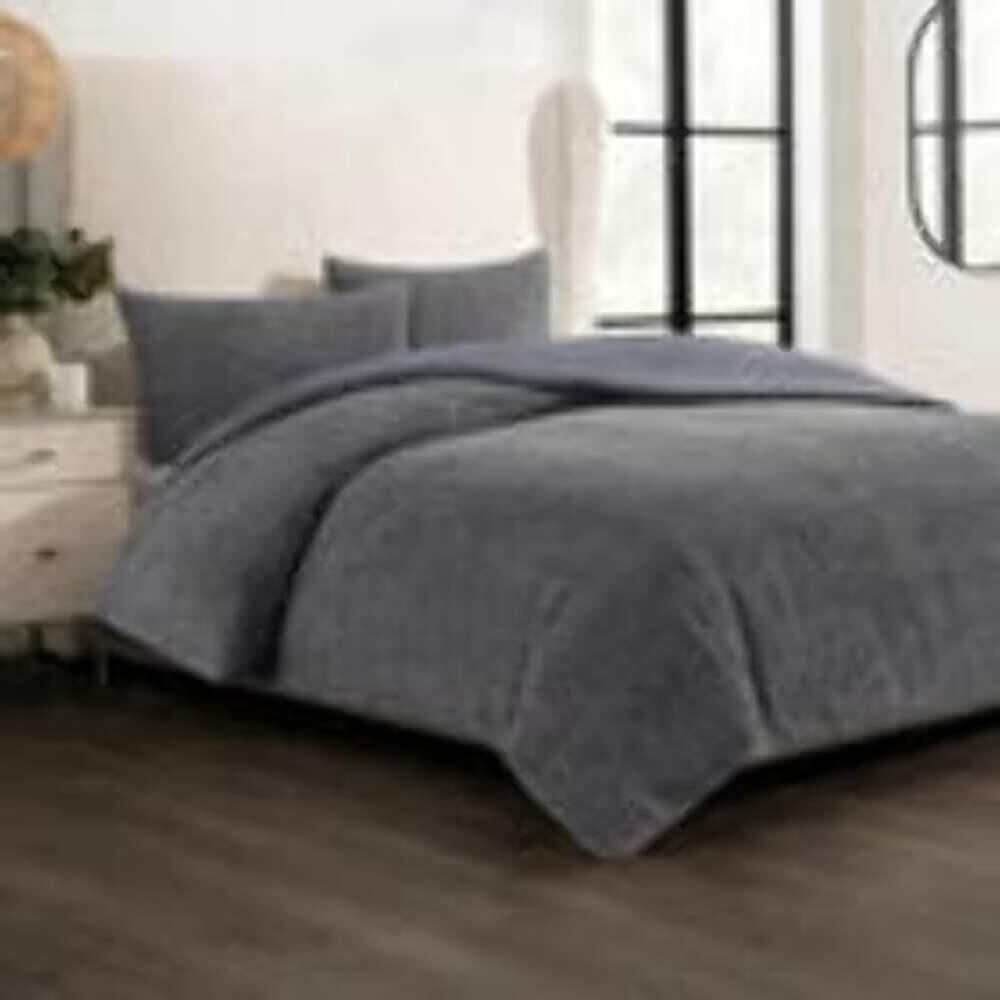 Cococozy 3-piece Bouclé Revers Comforter Set, Multi sizes  Multi Colors 106”x92”