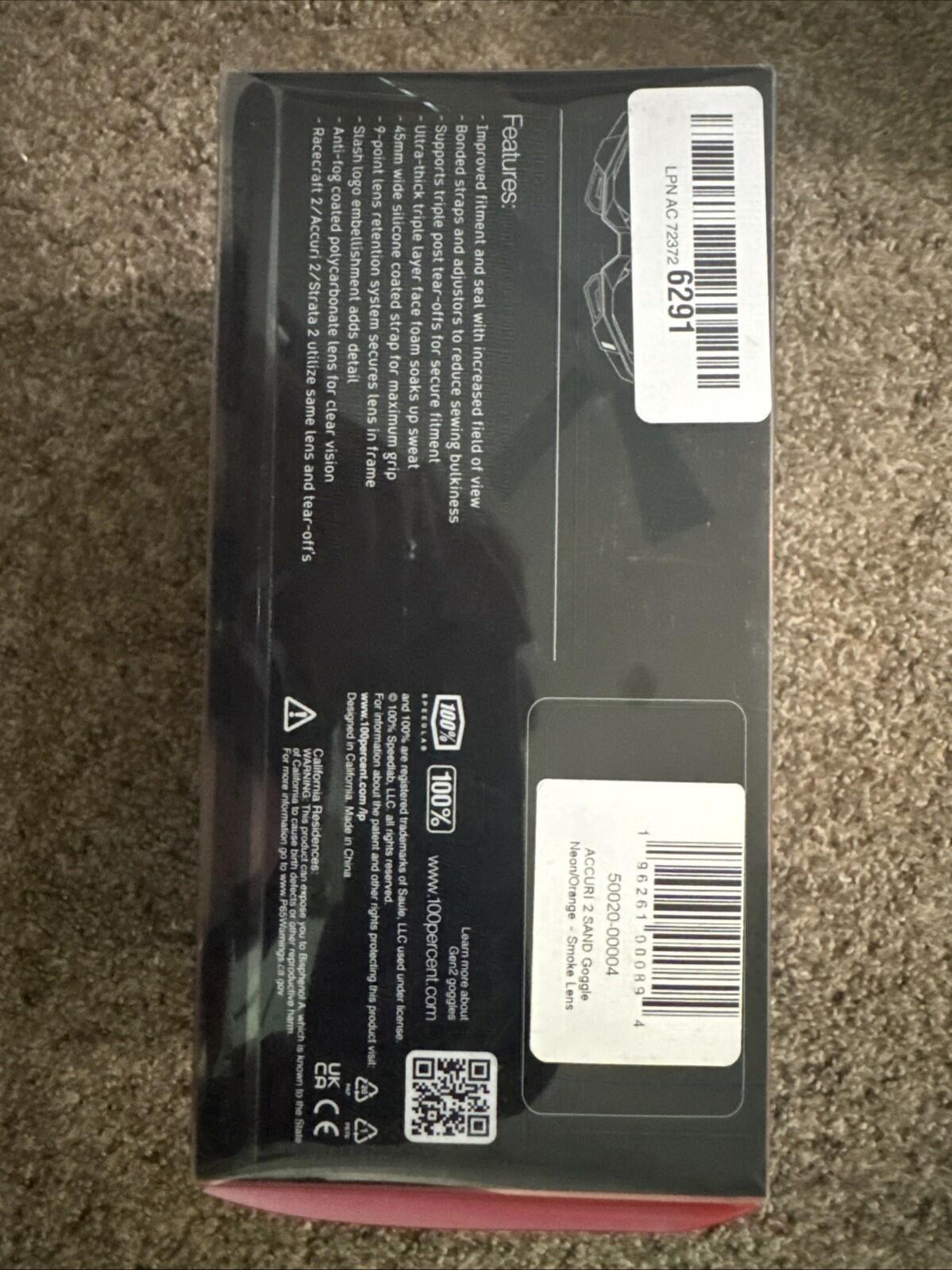 100% Accuri 2 Sand Goggles