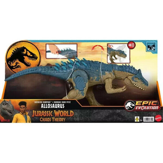 Mattel Jurassic World Ruthless Rampagin Allosaurus Dinosaur Toy