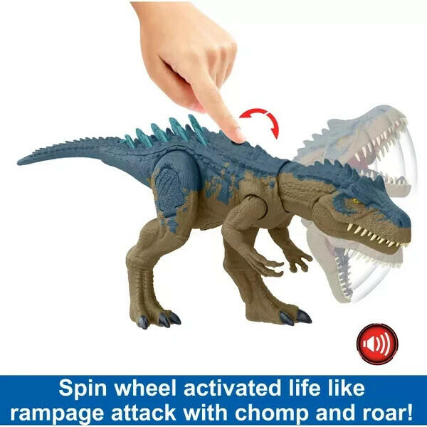 Mattel Jurassic World Ruthless Rampagin Allosaurus Dinosaur Toy