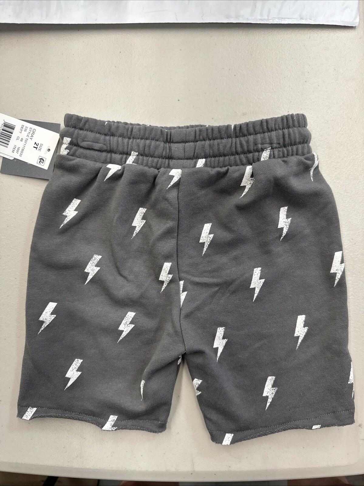 Grayson Mini ITB Drawstring Shorts -  Lightning Theme-2T