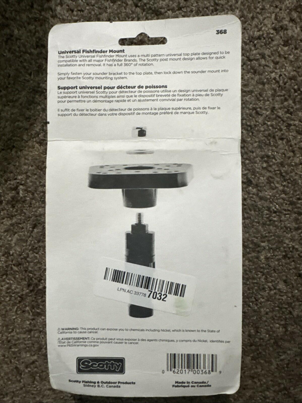 Scotty 0368 Universal Sounder/Fishfinder Mount