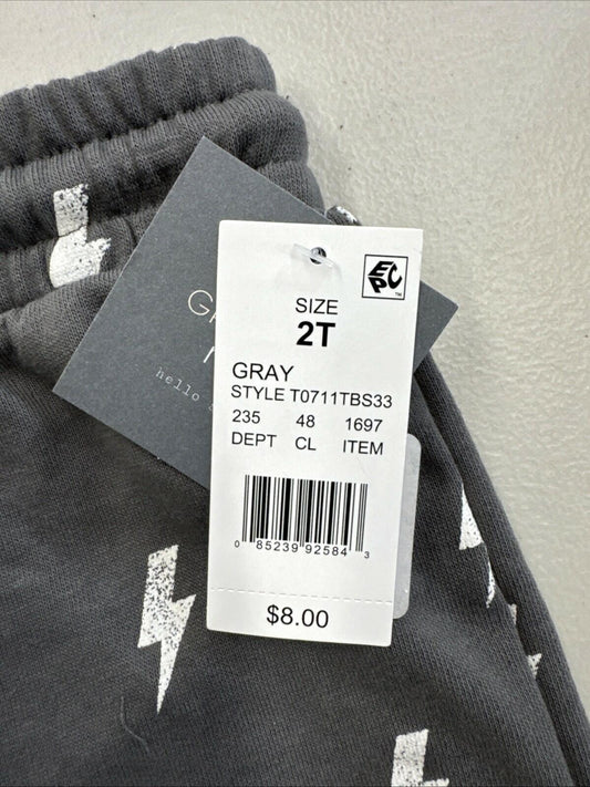 Grayson Mini ITB Drawstring Shorts -  Lightning Theme-2T