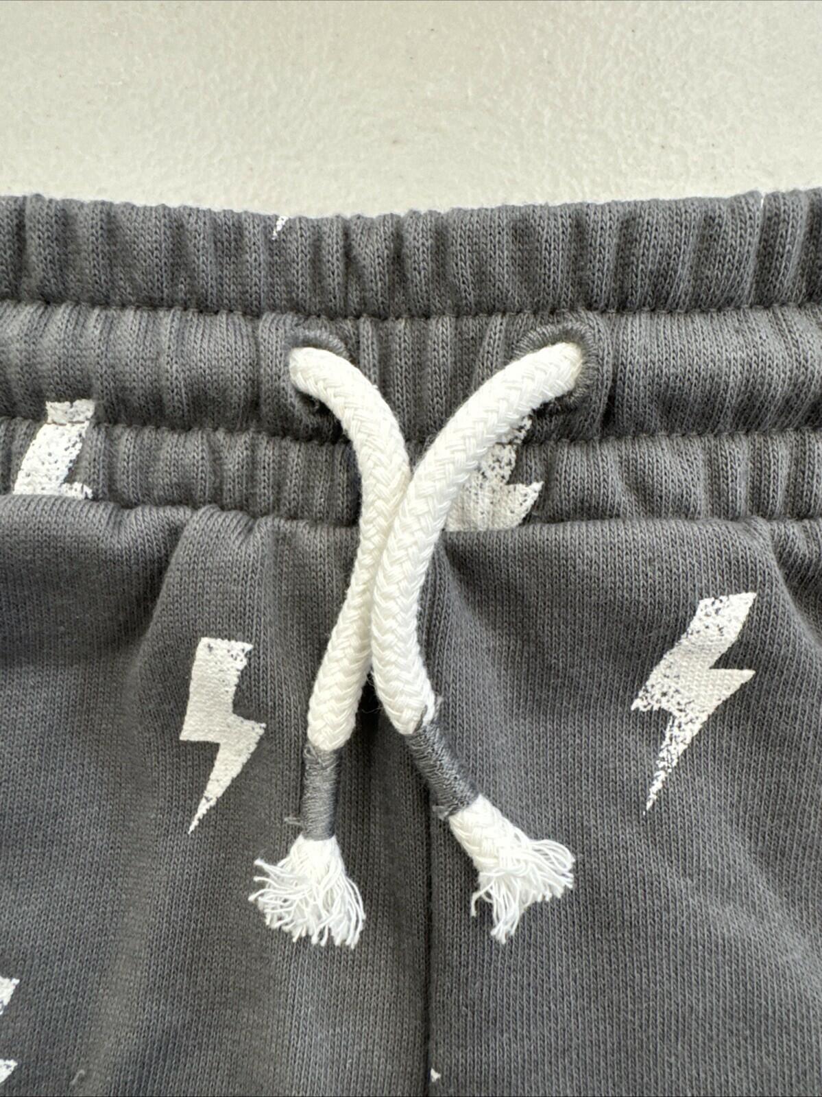 Grayson Mini ITB Drawstring Shorts -  Lightning Theme-2T