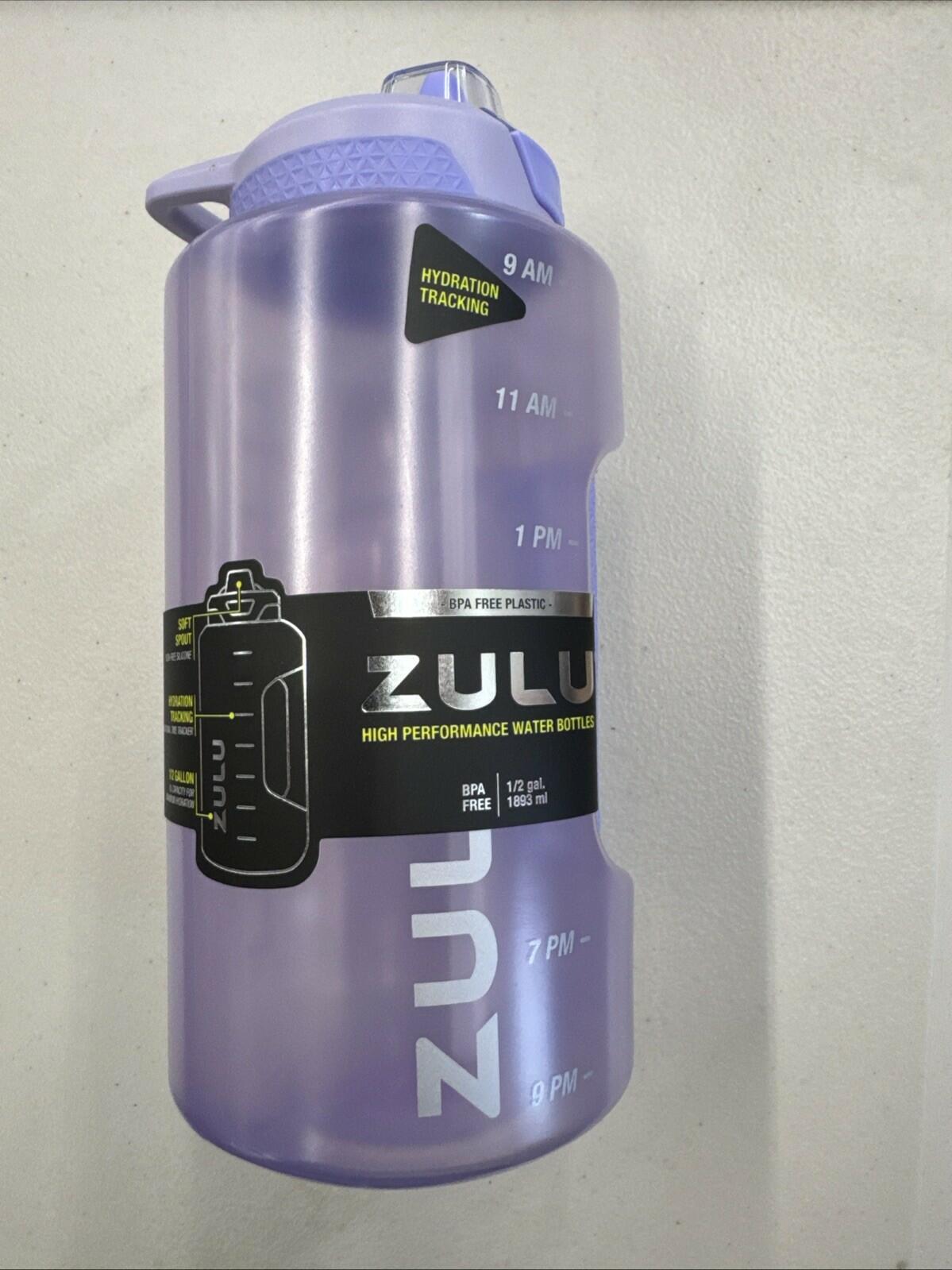 Zulu Guardian 64oz Half Gallon Plastic Jug - Tropical Violet
