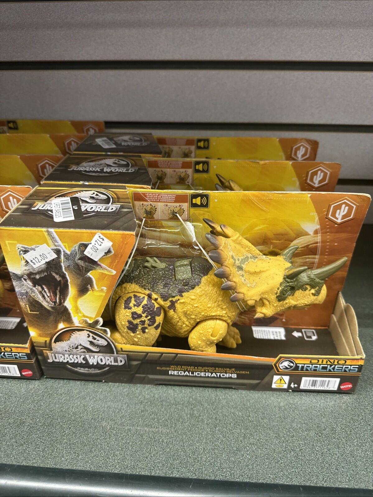 Mattel - Jurassic World - Wild Roar Regaliceratops Action Figure NEW