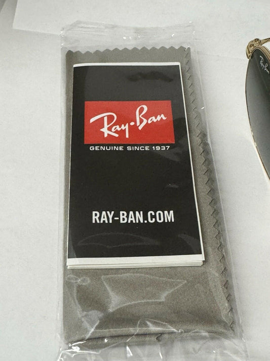 Ray-Ban Sunglasses RB3548N Hexagonal Flat Gold Frame Green Classic Lens 51mm