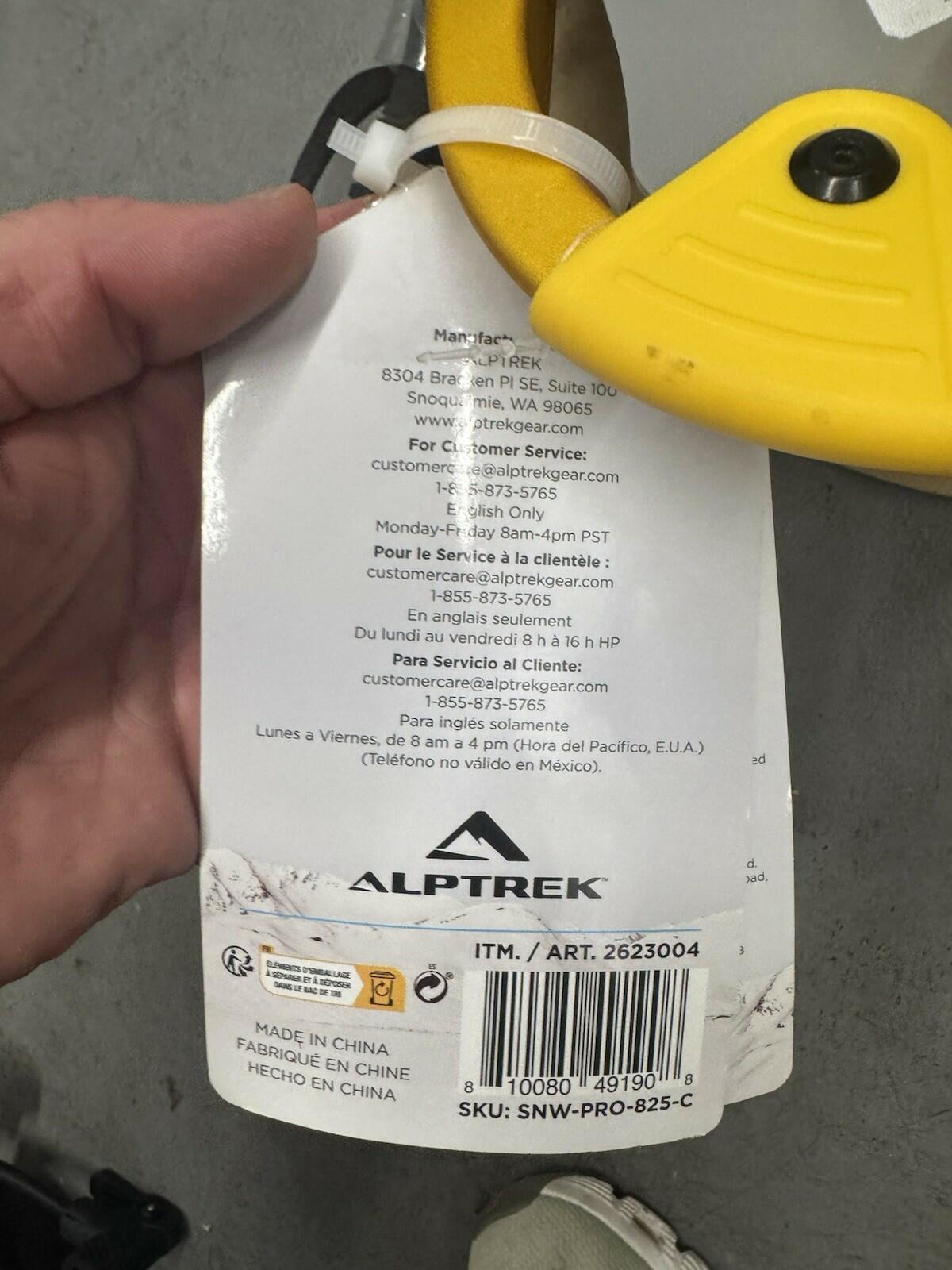 New banded. ALPTREK Pro 821 Snowshoes With Trekking Poles