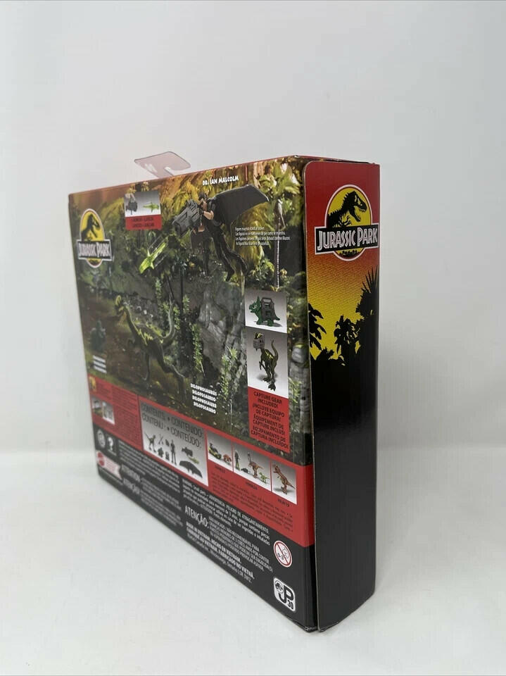 Jurassic Park Dr. Ian Malcolm Glider Escape Pack 93 Classic 30th Anniversary Fig