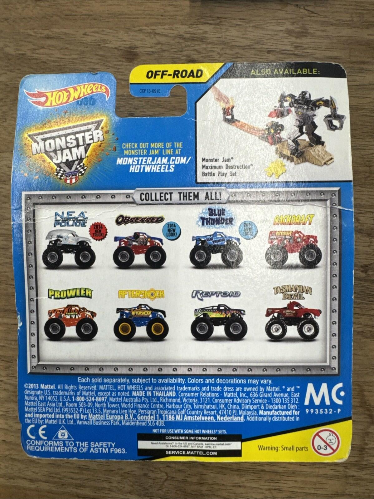 Hot Wheels Monster Jam Off Road Prowler, includes monster jam figure!