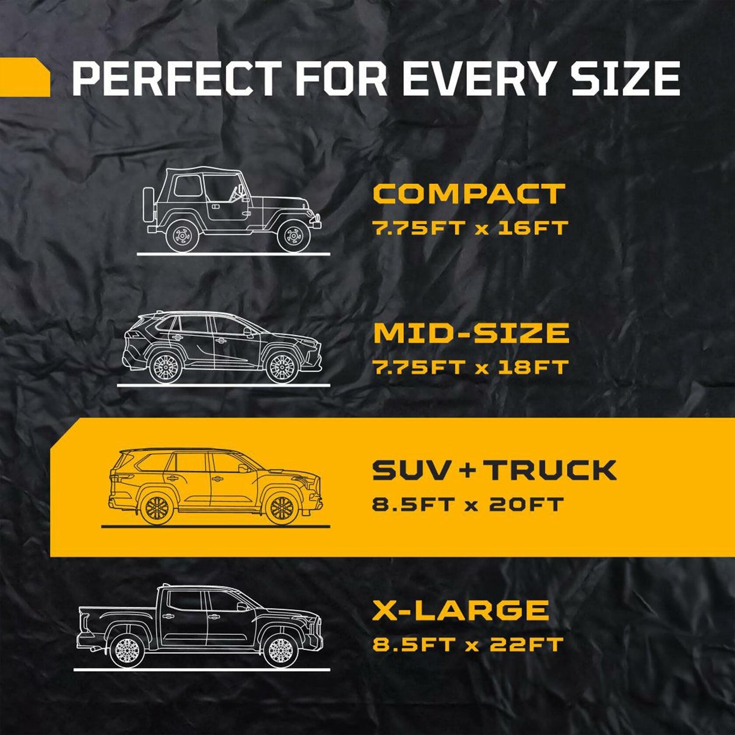 AutoFloorGuard Heavy-Duty Garage Containment Floor Mat for SUVs & Trucks