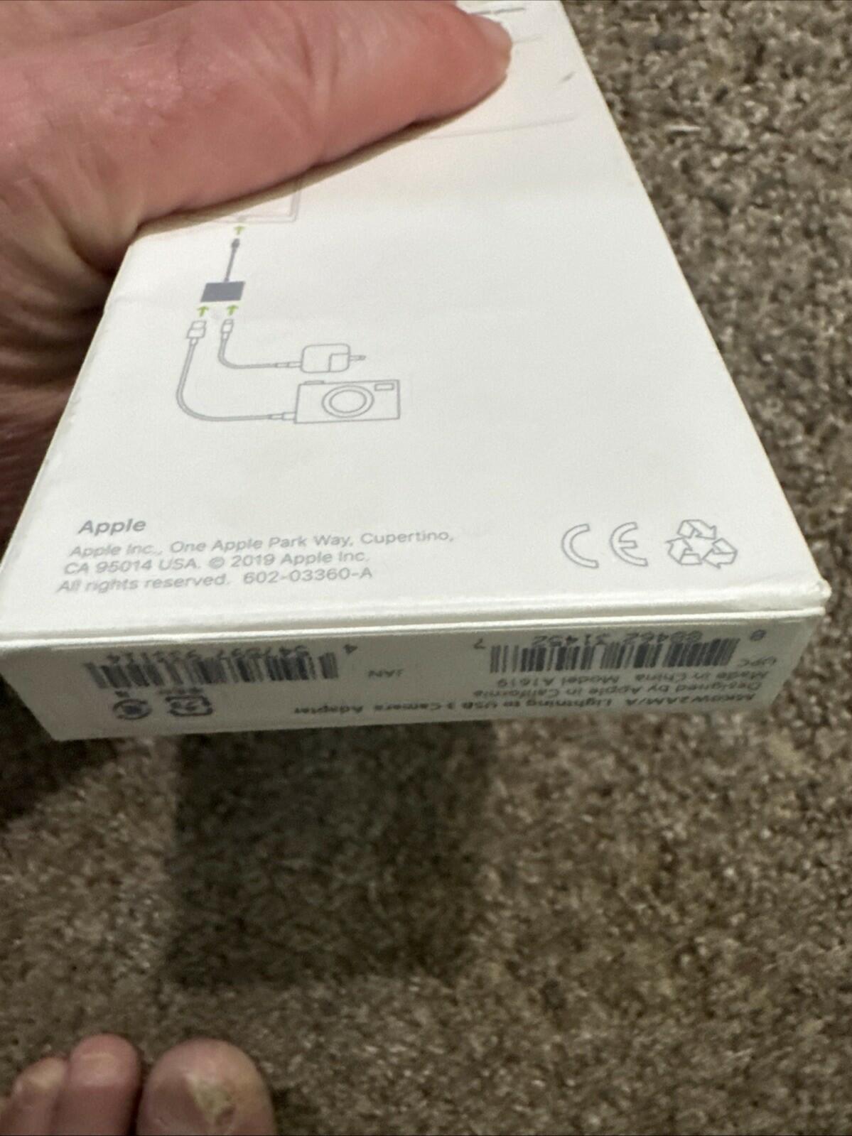 Apple Lightning to USB 3 Camera Adapter A1619