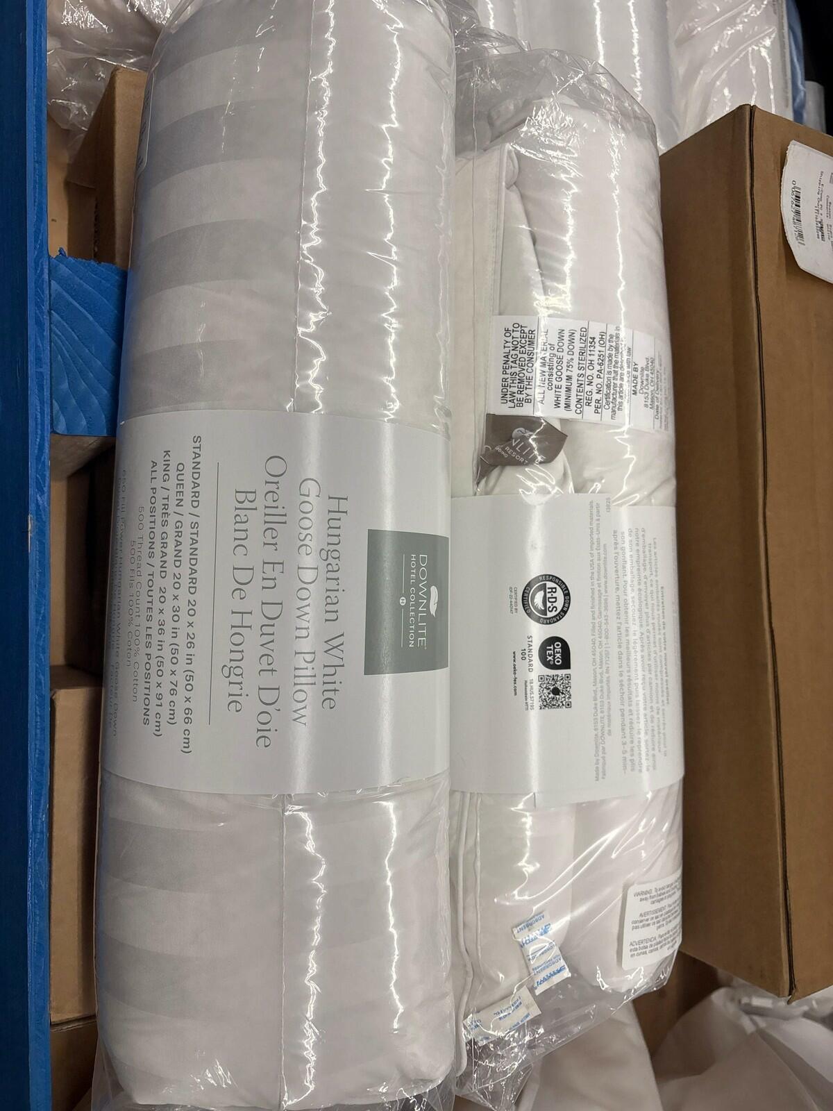 Downlite Hotel Collection: Hungarian White Goose Down - Standard