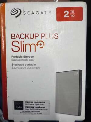 Seagate backup plus slim 1 & 2 TB