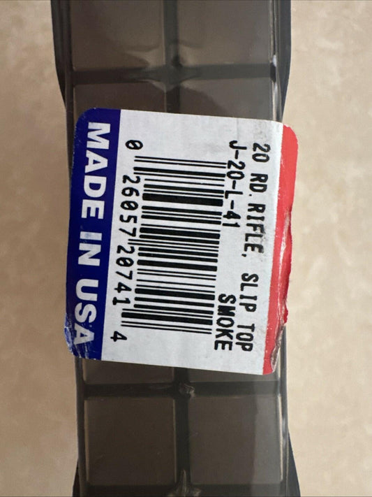 Mtm Slip-top Ammo Box, Mtm J20l41 20rd Rifle Lg Base Smk