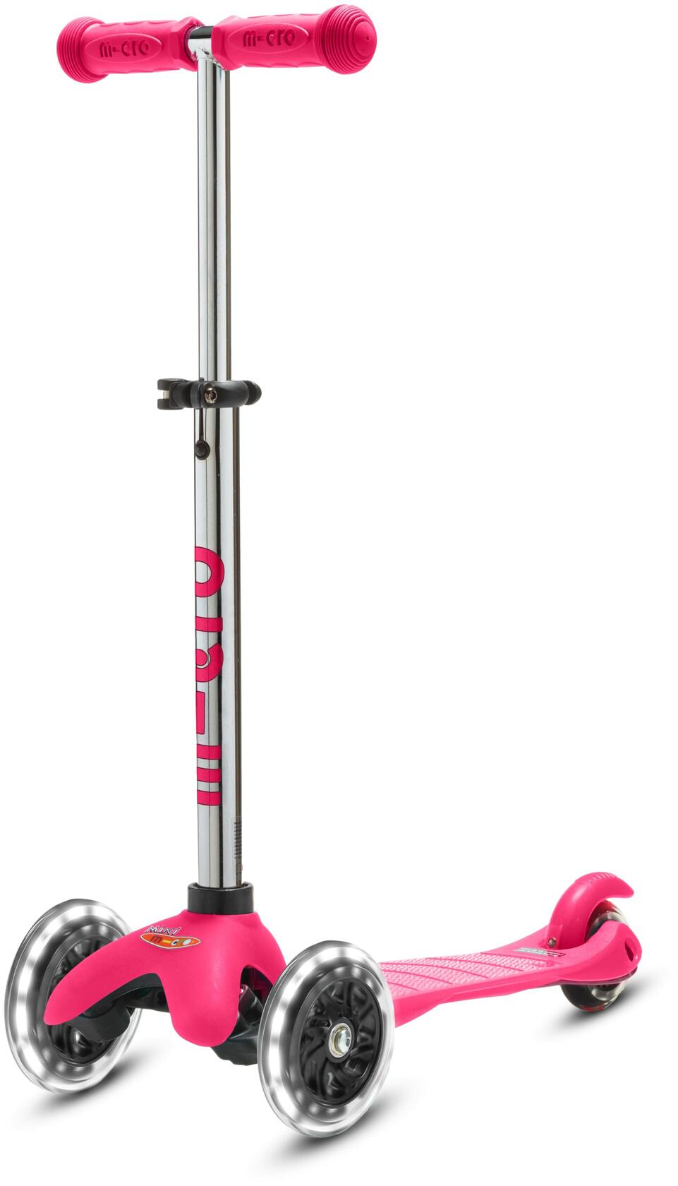 Micro Kickboard - Mini Plus LED 3-Wheeled, Lean-to-Steer, Swiss-Designed Micro Scooter with Light-up Wheels, Ages 2-5 (Blue)