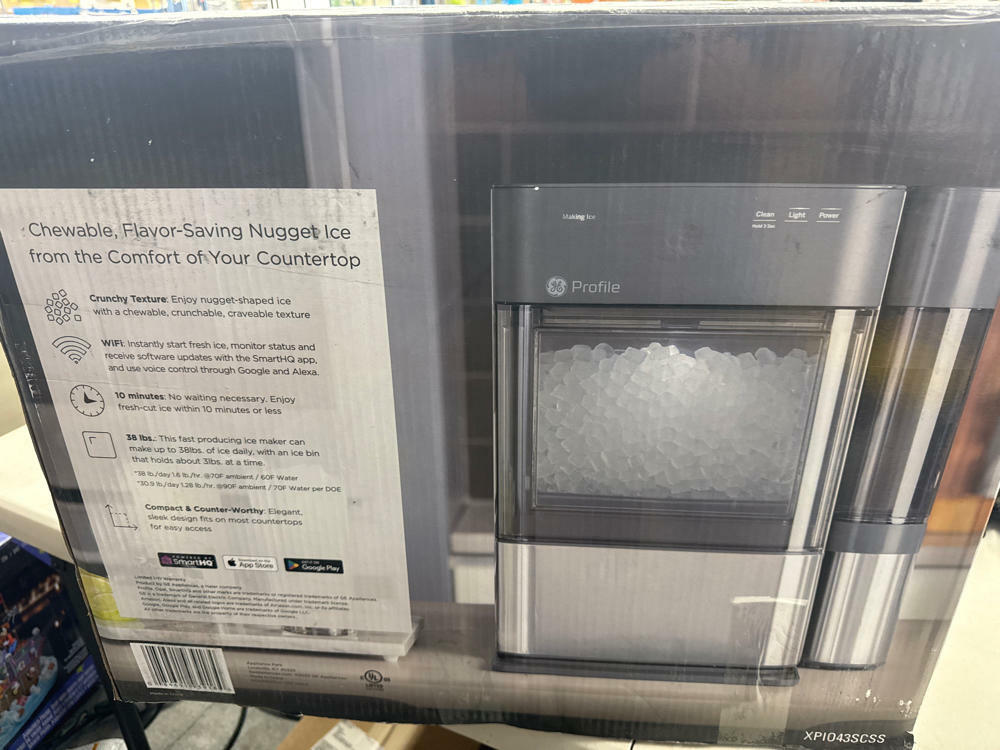 GE Profile Opal 2.0, Chewable Crunchable Countertop Nugget Ice Maker