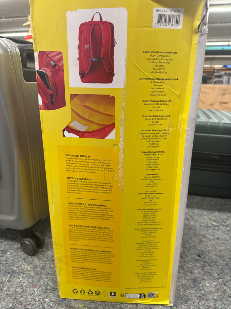 LEGO Kids Suitcase, Children's Carrying Bag